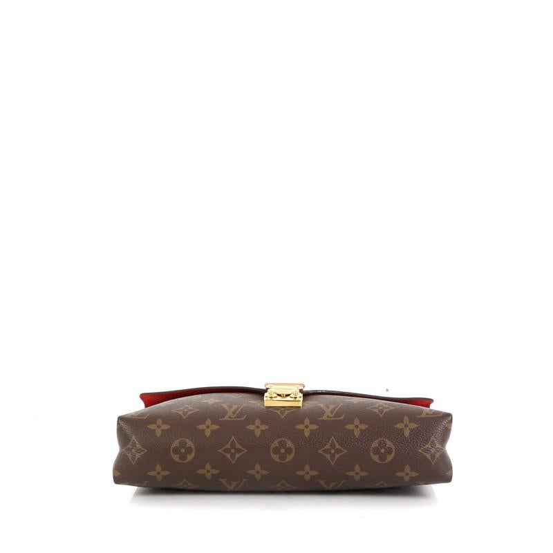 Louis Vuitton Pallas Chain Shoulder Bag Monogram Canvas and Calf Leather In Good Condition In NY, NY