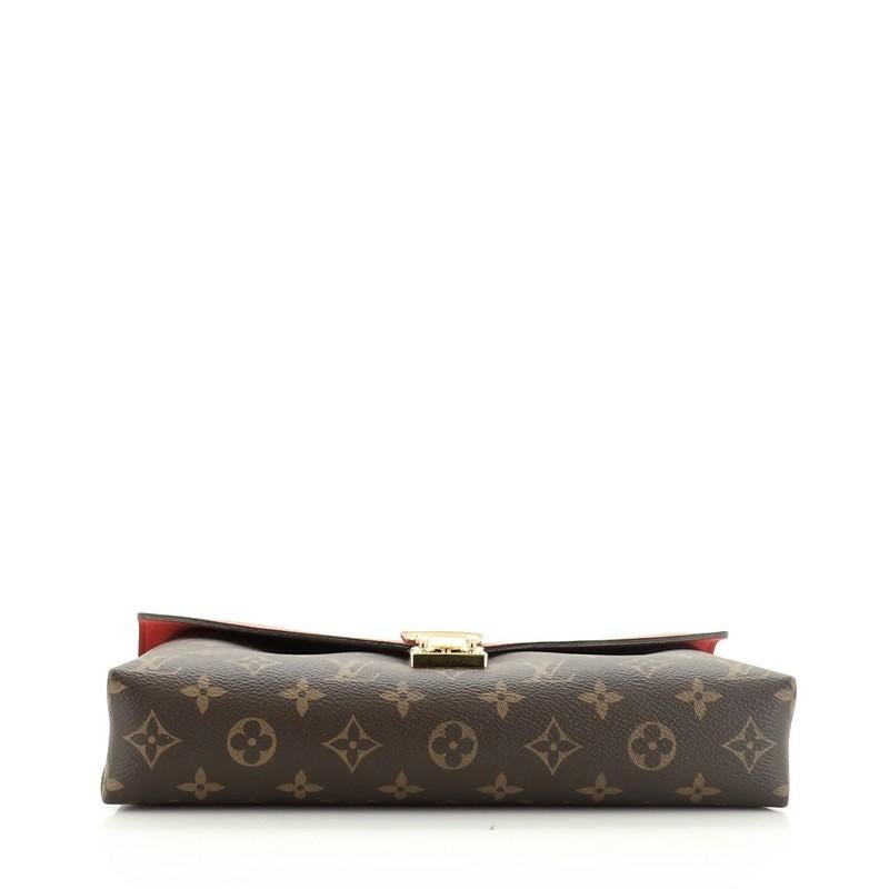 Women's or Men's Louis Vuitton Pallas Chain Shoulder Bag Monogram Canvas And Calf Leather