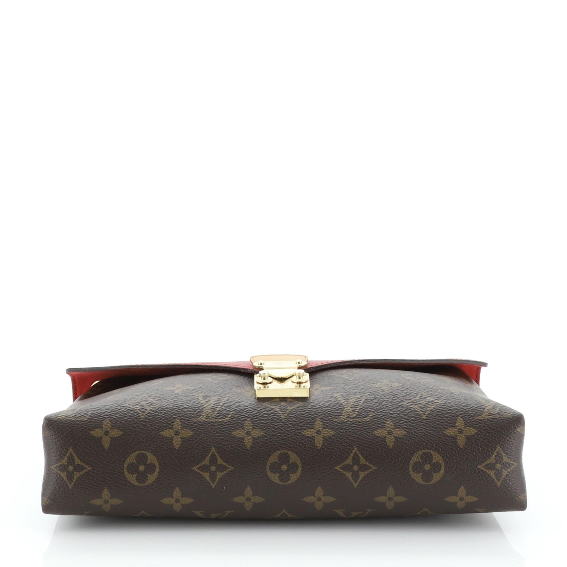 Louis Vuitton Pallas Chain Shoulder Bag Monogram Canvas and Calf Leather 1