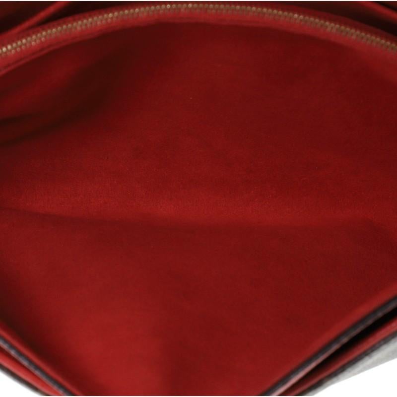Louis Vuitton Pallas Chain Shoulder Bag Monogram Canvas And Calf Leather  1