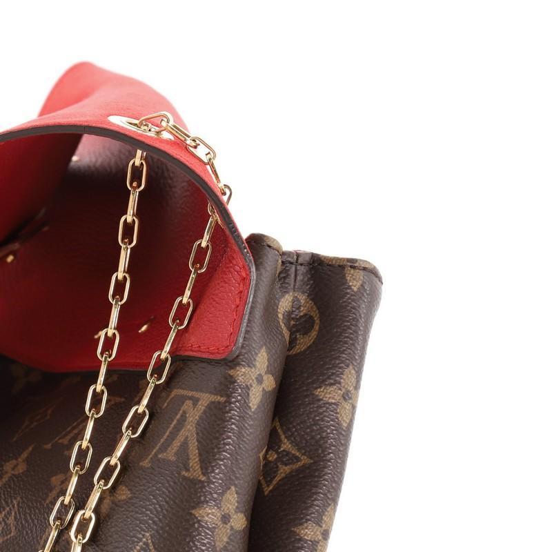 Louis Vuitton Pallas Chain Shoulder Bag Monogram Canvas And Calf Leather In Good Condition In NY, NY