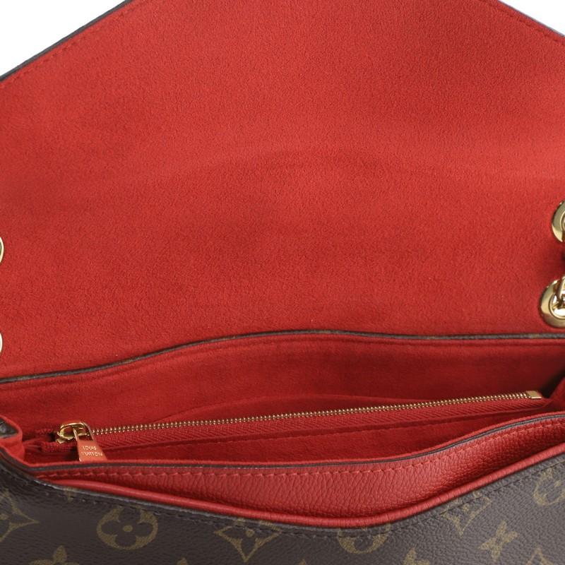 Louis Vuitton Pallas Chain Shoulder Bag Monogram Canvas And Calf Leather  4
