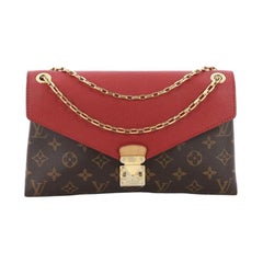 Louis Vuitton Pallas Chain Shoulder Bag Monogram Canvas and Calf Leather
