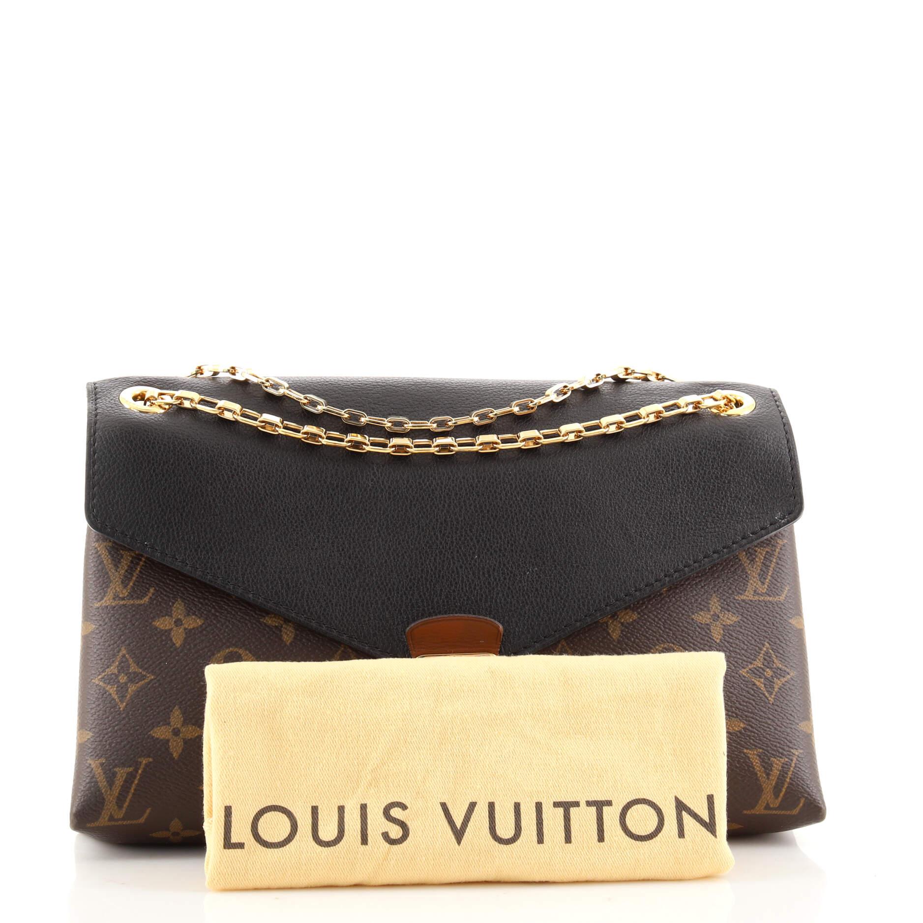 Louis Vuitton, Bags, Authentic Louis Vuitton Pallas Clutch Crossbody Bag  In Monogram