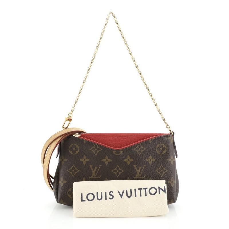 Louis Vuitton Pallas Clutch Monogram Canvas at 1stDibs lv pallas