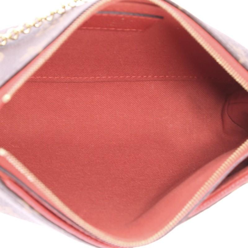 Black Louis Vuitton Pallas Clutch Monogram Canvas