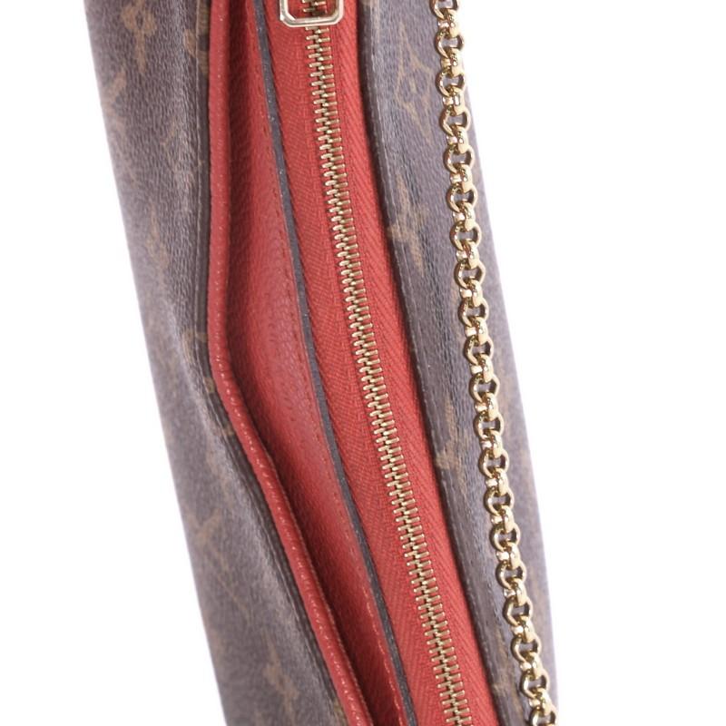 Louis Vuitton Pallas Clutch Monogram Canvas In Good Condition In NY, NY