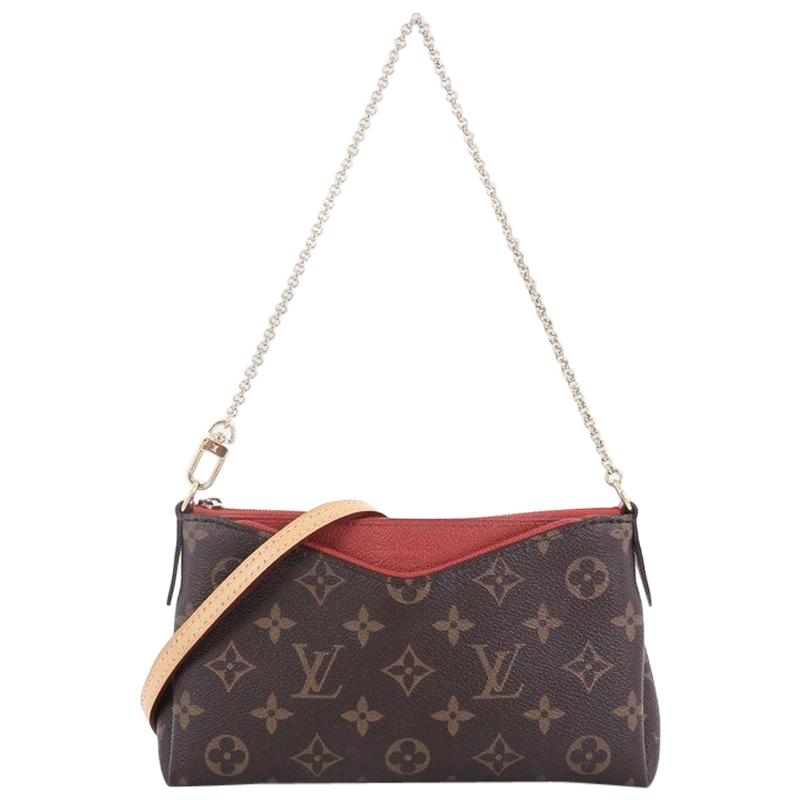 Louis Vuitton Pallas Clutch Monogram Canvas