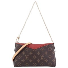 Louis Vuitton Pallas Clutch Monogram Canvas