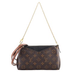 Louis Vuitton Monogram Canvas Pallas Chain Bag at 1stDibs