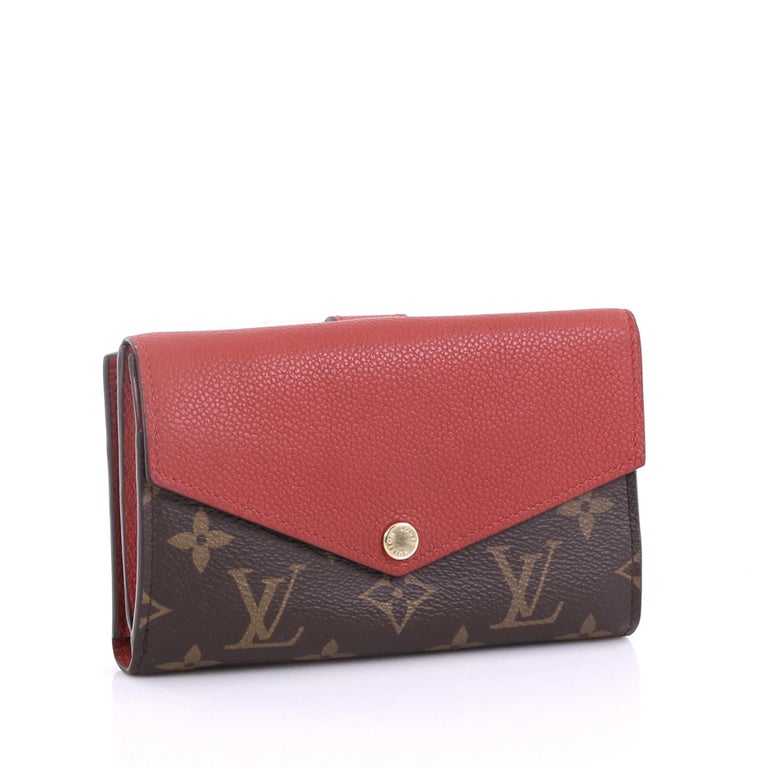 Louis Vuitton Victorine Compact Wallet in Cerise Red Empreinte - SOLD