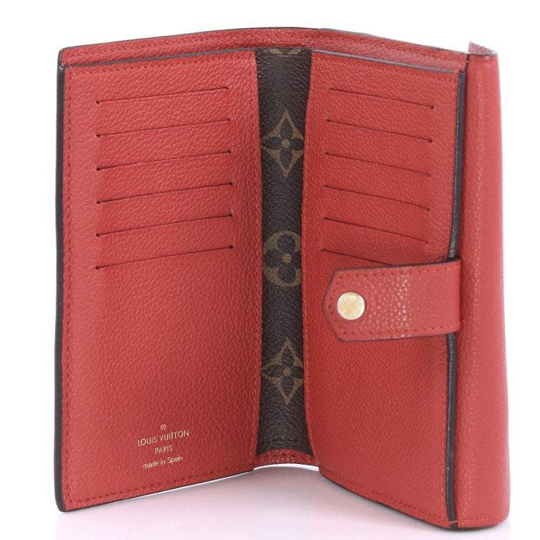 Louis Vuitton Pallas Compact Wallet Monogram Canvas and Calf Leathe at 1stdibs