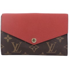 Louis Vuitton Pallas Compact Wallet Monogram Canvas and Calf Leathe Louis Vuitton Pallas Compact Wallet Monogram Canvas and Calf Leathe