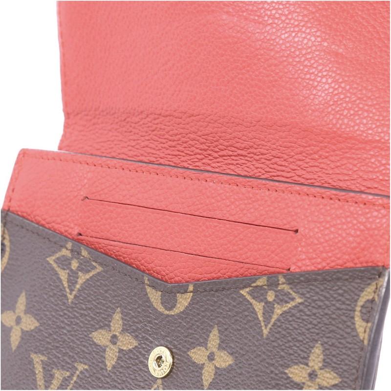 Louis Vuitton Pallas Compact Wallet Monogram Canvas and Calf Leather 5