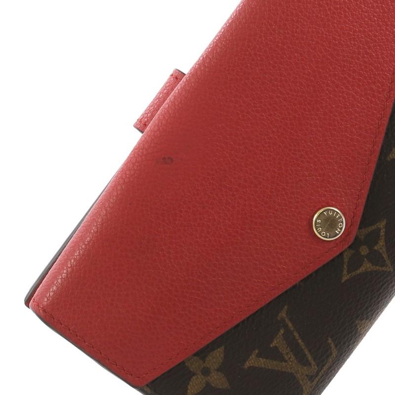 Women's or Men's Louis Vuitton Pallas Compact Wallet Monogram Canvas and Calf Leather