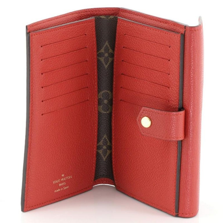 Louis Vuitton Pallas Compact Wallet Monogram Canvas and Calf Leather at 1stdibs