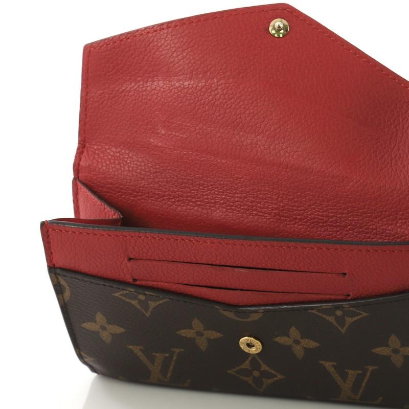 Louis Vuitton Pallas Compact Wallet Monogram Canvas and Calf Leather 2