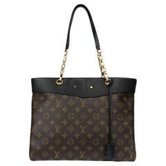 LOUIS VUITTON, Shopper Pallas en toile Brown