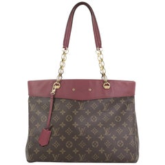 Louis Vuitton Pallas Shopper Monogram Canvas and Calf Leather