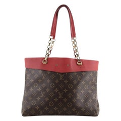 Louis Vuitton Pallas Shopper Monogram Canvas and Calfskin