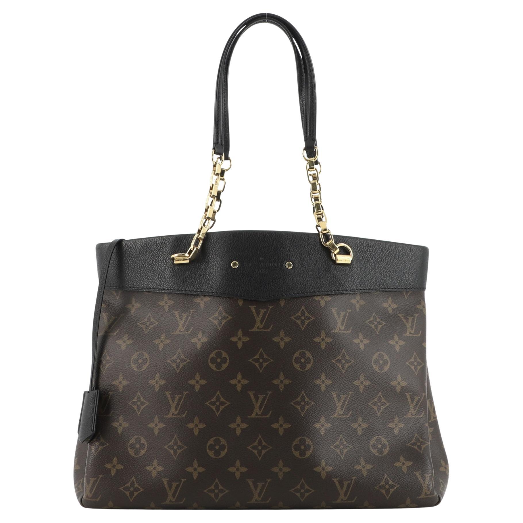 Louis Vuitton Pallas Shopper Monogram Canvas and Calfskin