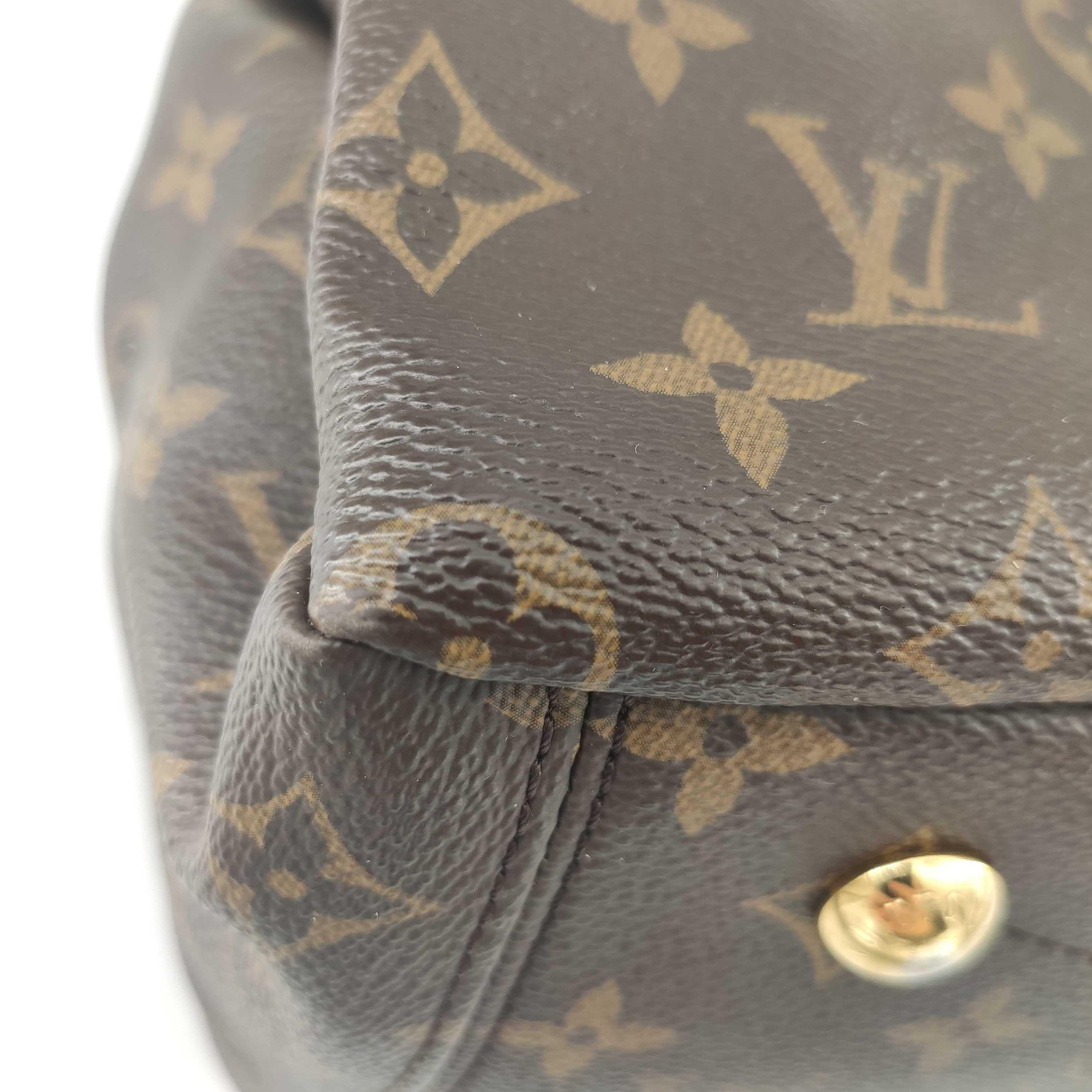 LOUIS VUITTON Pallas Shoulder bag in Brown Canvas 5