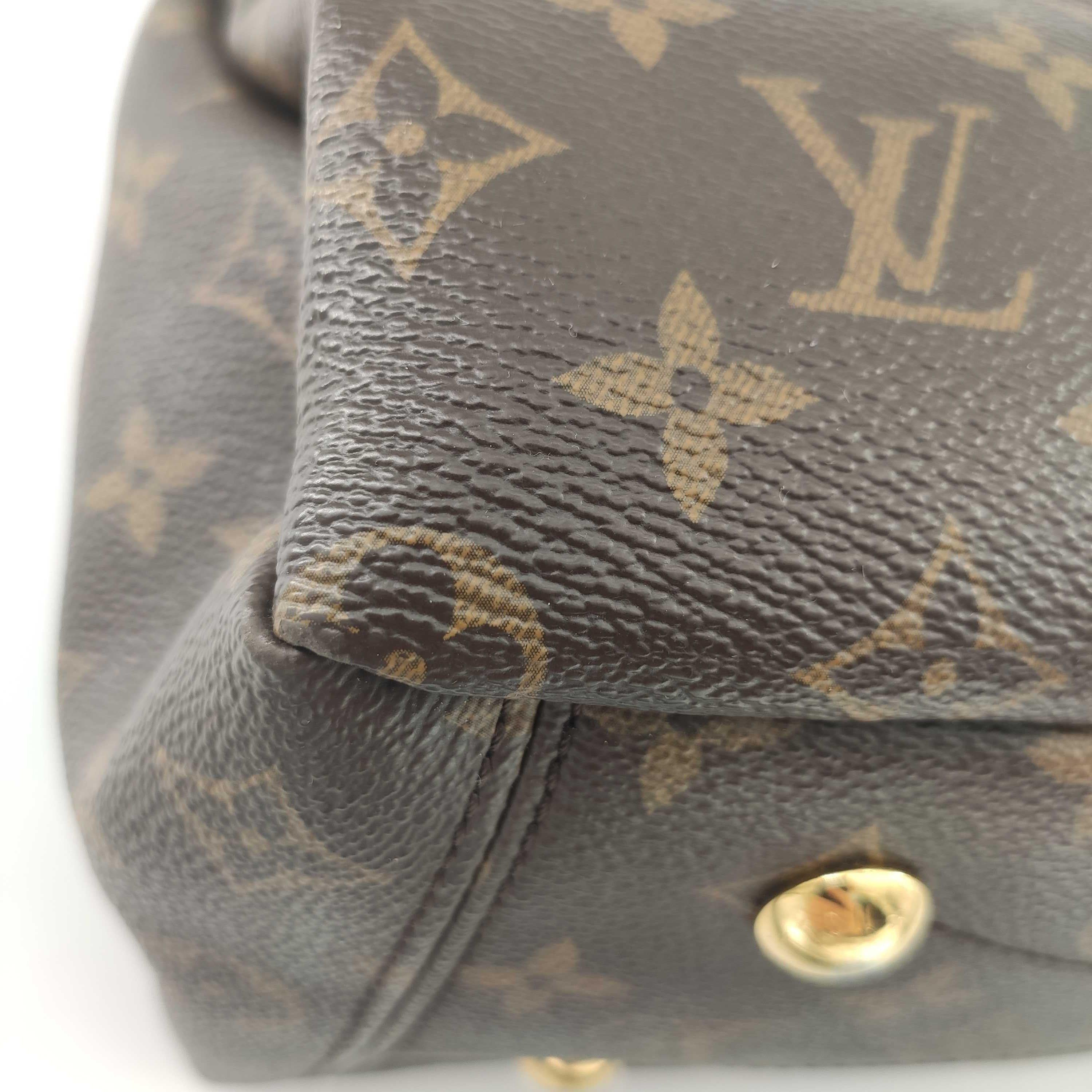 LOUIS VUITTON Pallas Shoulder bag in Brown Canvas 7