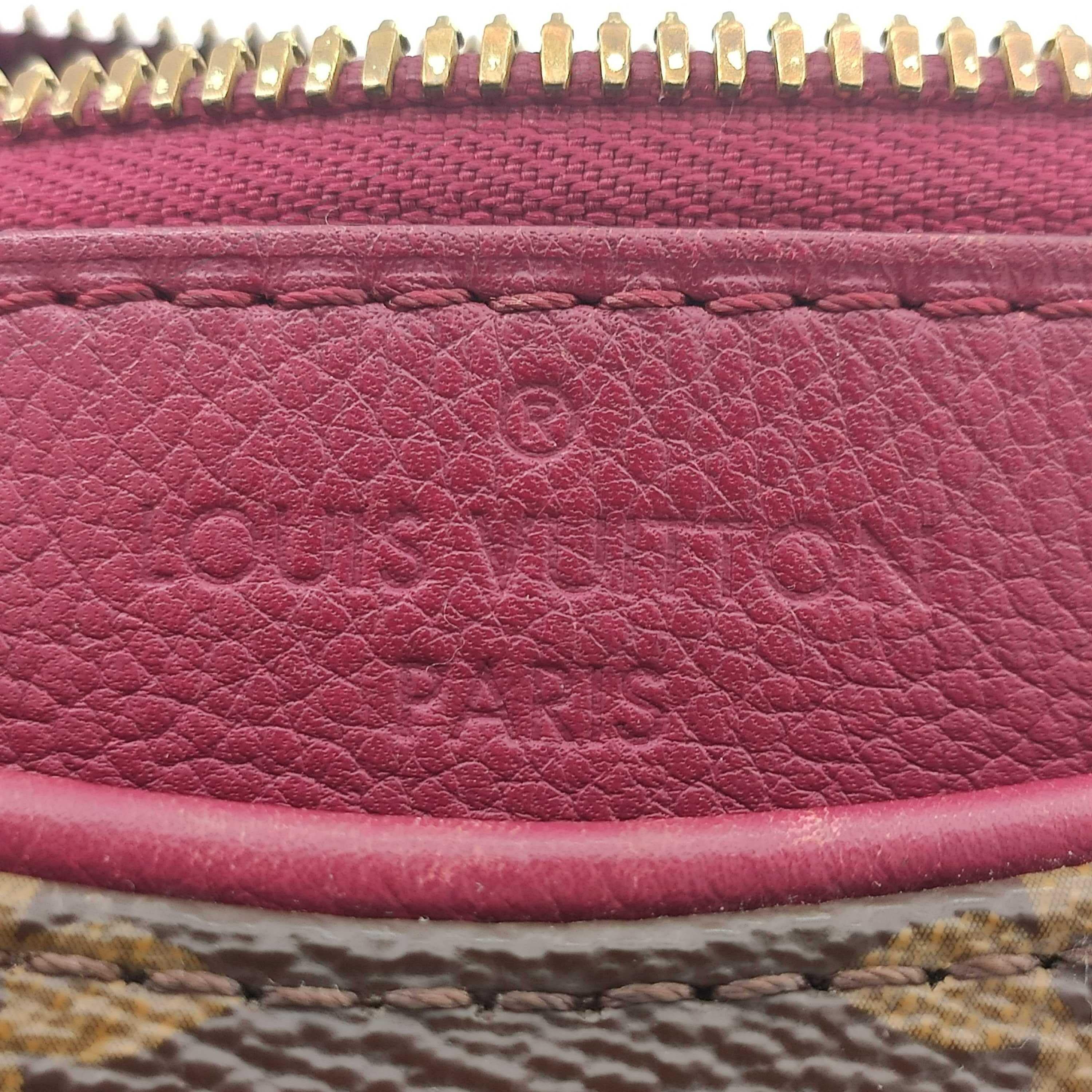 LOUIS VUITTON Pallas Shoulder bag in Brown Canvas 2