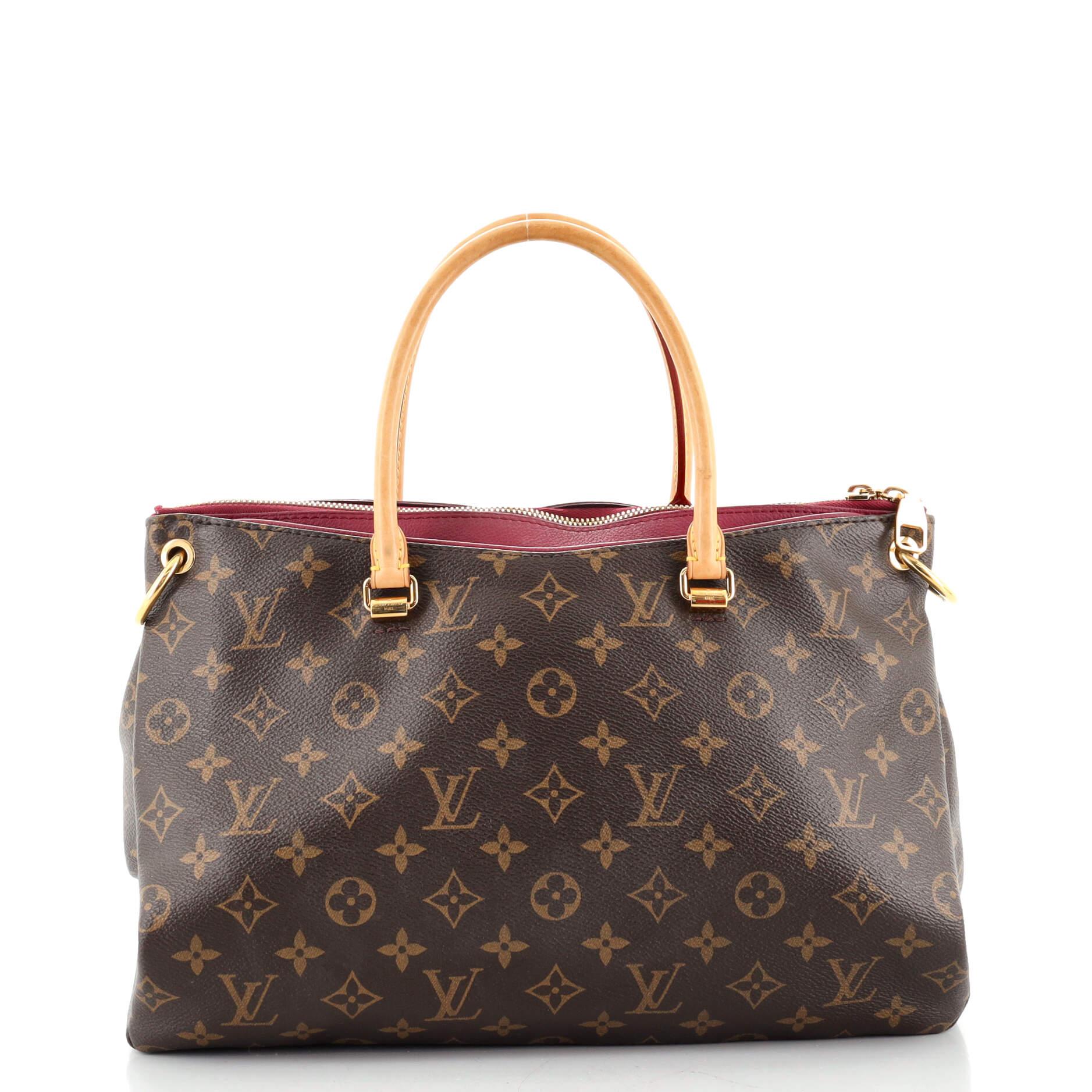 Marrone Louis Vuitton Tote Monogram Tela BB