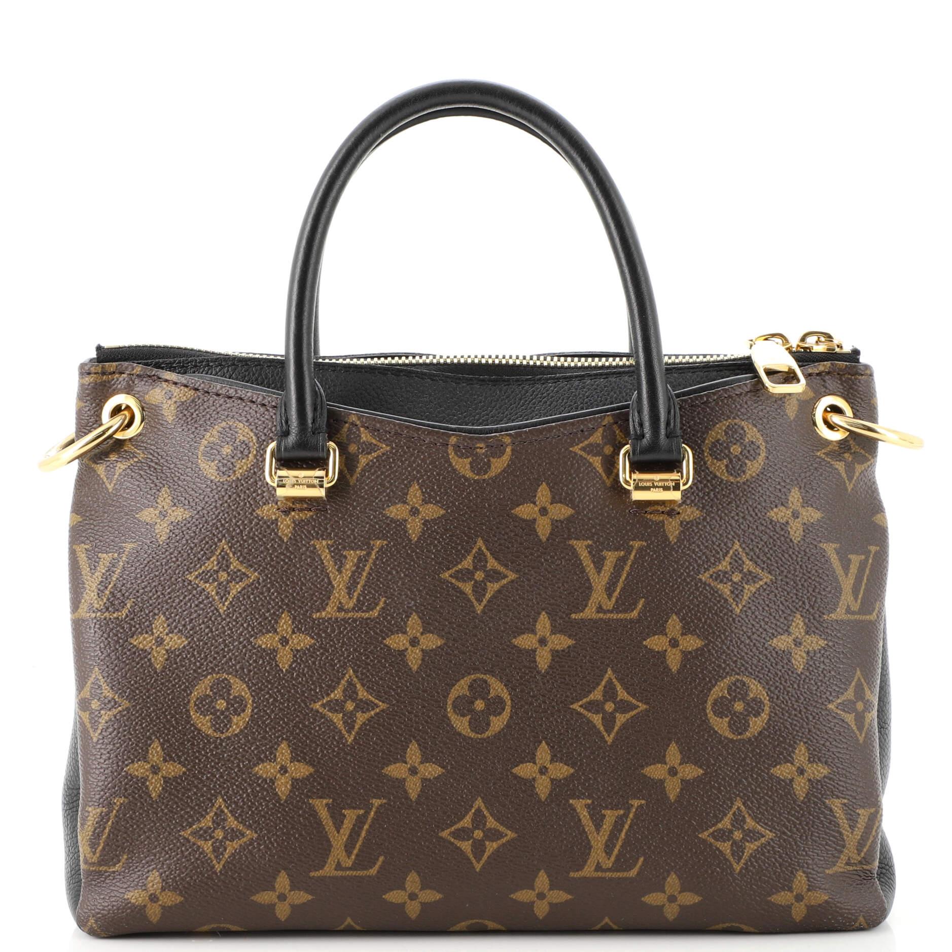 Black Louis Vuitton Pallas Tote Monogram Canvas BB