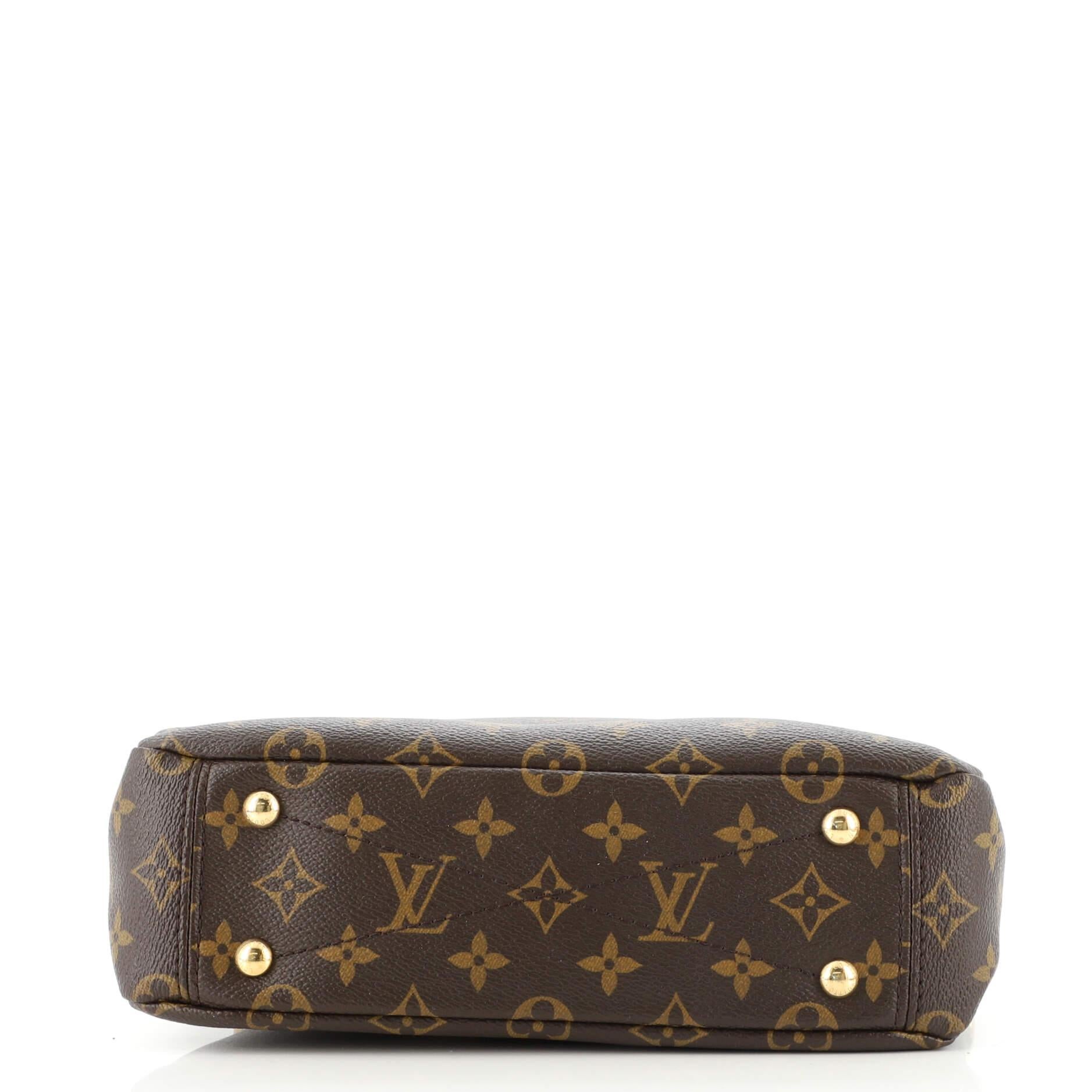 Black Louis Vuitton Pallas Tote Monogram Canvas BB