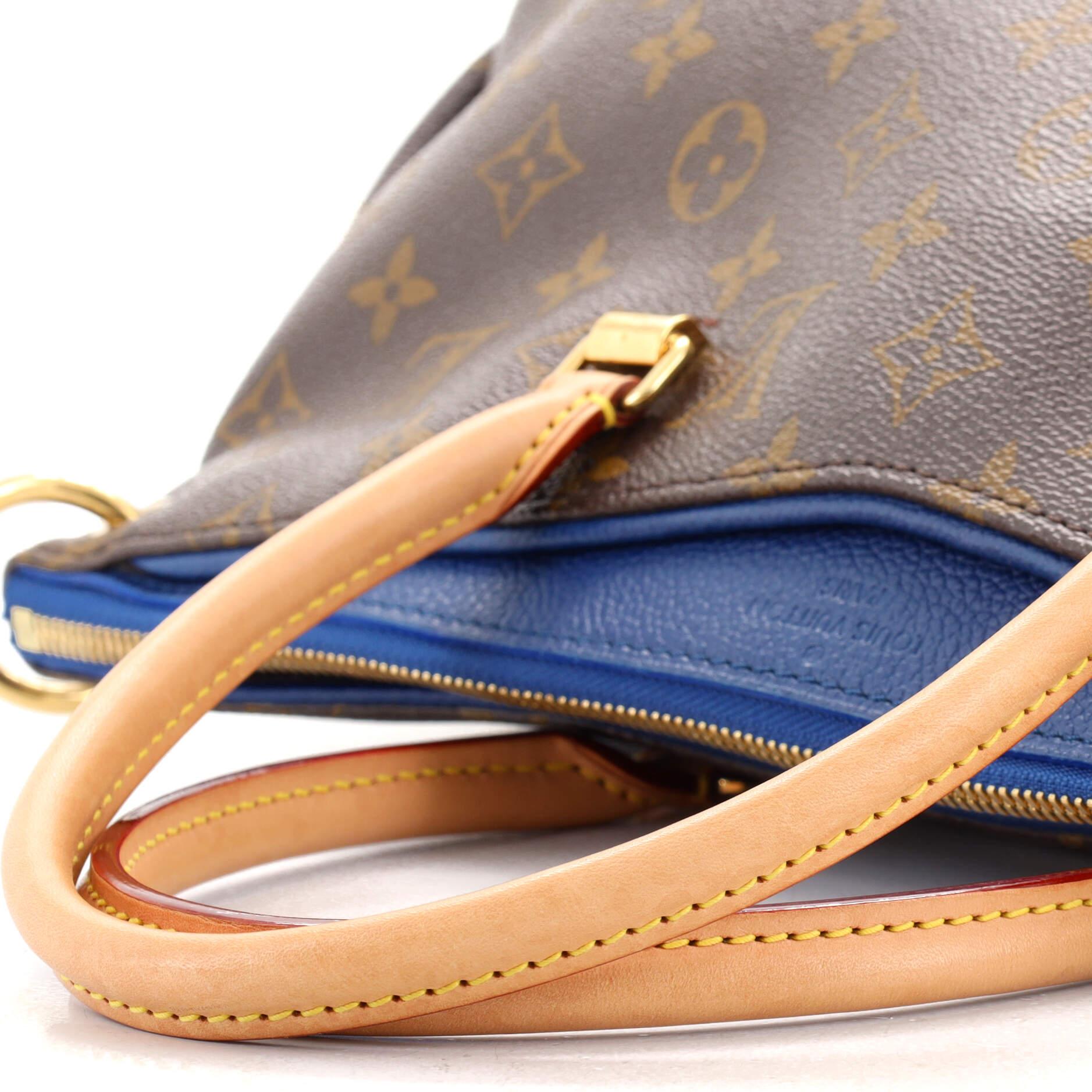 Black Louis Vuitton Pallas Tote Monogram Canvas