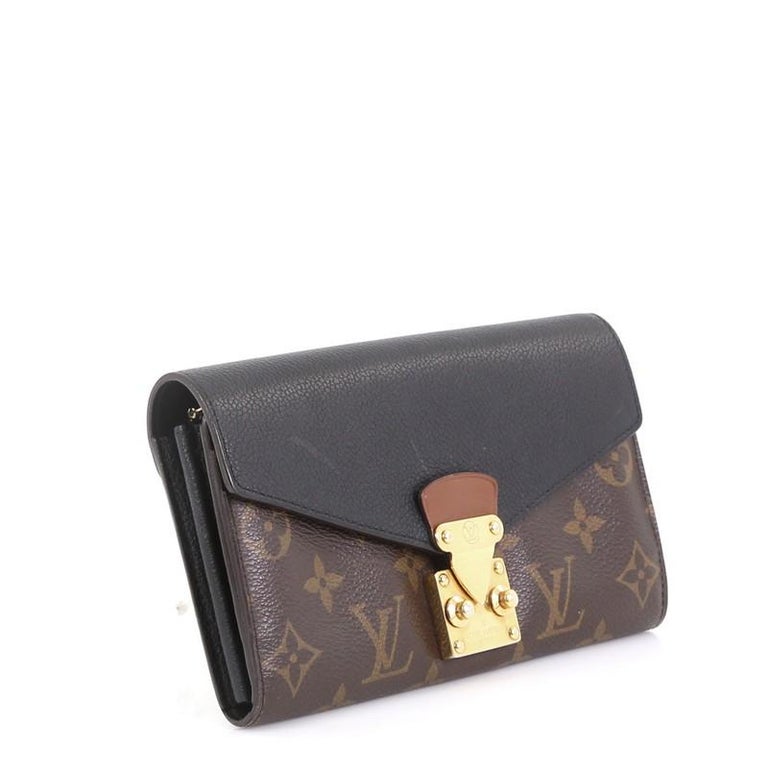 Louis Vuitton Pallas Compact Wallet Monogram Canvas and Calf Leather at  1stDibs
