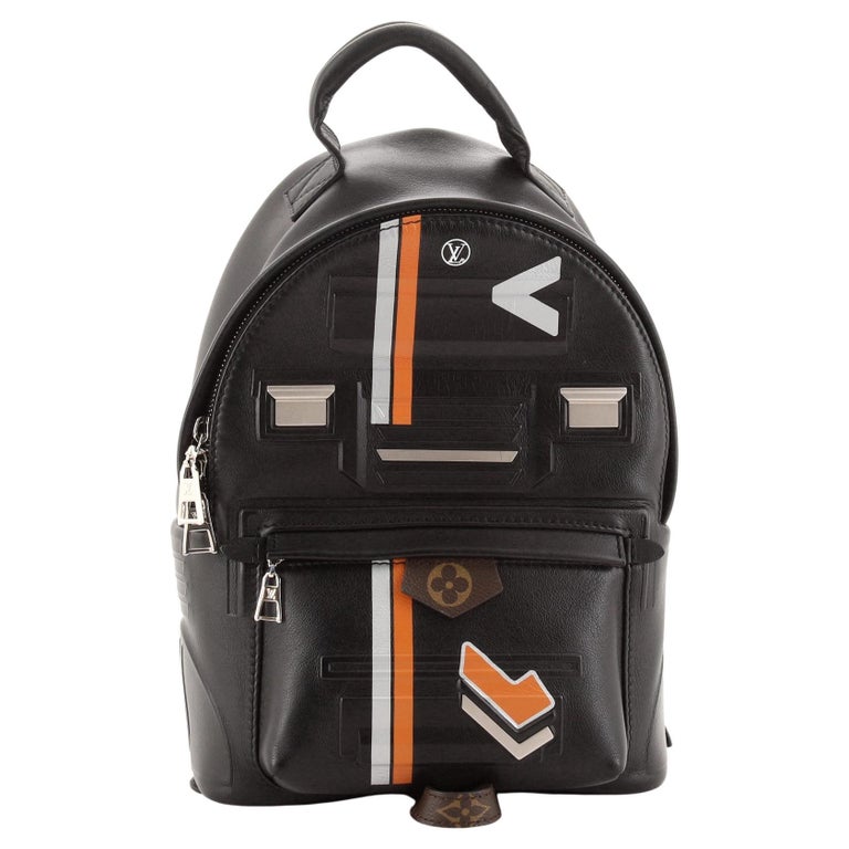 Louis Vuitton Black Print Embossed Epi Leather Space Palm Springs Backpack  For Sale at 1stDibs