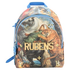 Louis Vuitton Palm Springs Backpack Limited Edition Jeff Koons Rubens Canvas