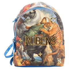 Louis Vuitton Palm Springs Backpack Limited Edition Jeff Koons Van Gogh  Print Ca