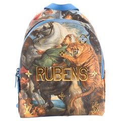Louis Vuitton Palm Springs Backpack Limited Edition Jeff Koons Rubens Print PM
