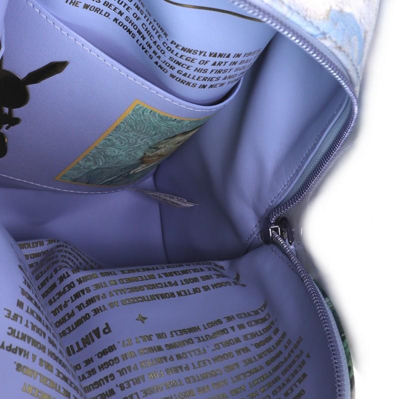 Louis Vuitton Palm Springs Rucksack Limited Edition Jeff Koons Van Gogh Druck für Damen oder Herren