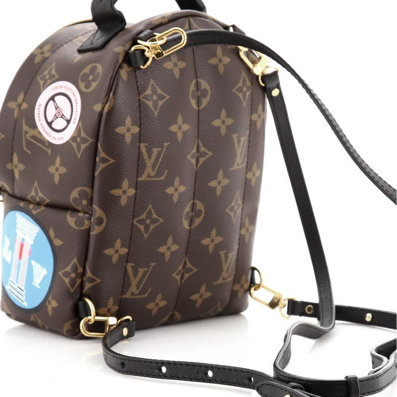 Louis Vuitton Palm Springs Backpack Limited Edition Monogram Canvas Mini 2