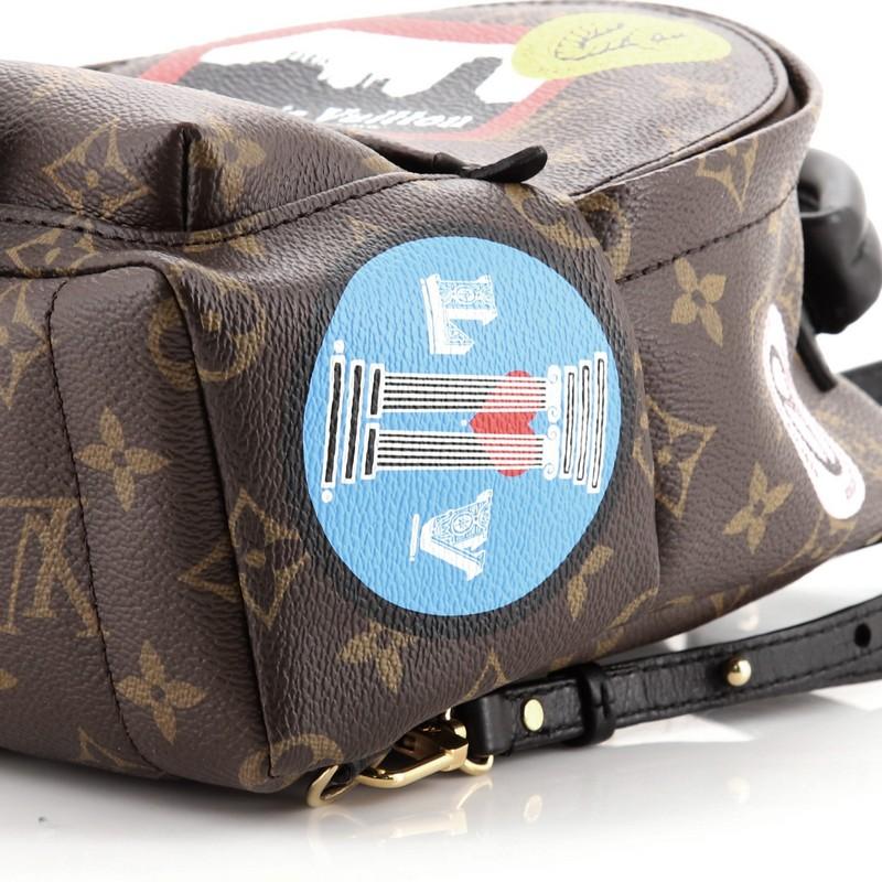 Louis Vuitton Palm Springs Backpack Limited Edition Monogram Canvas Mini 1