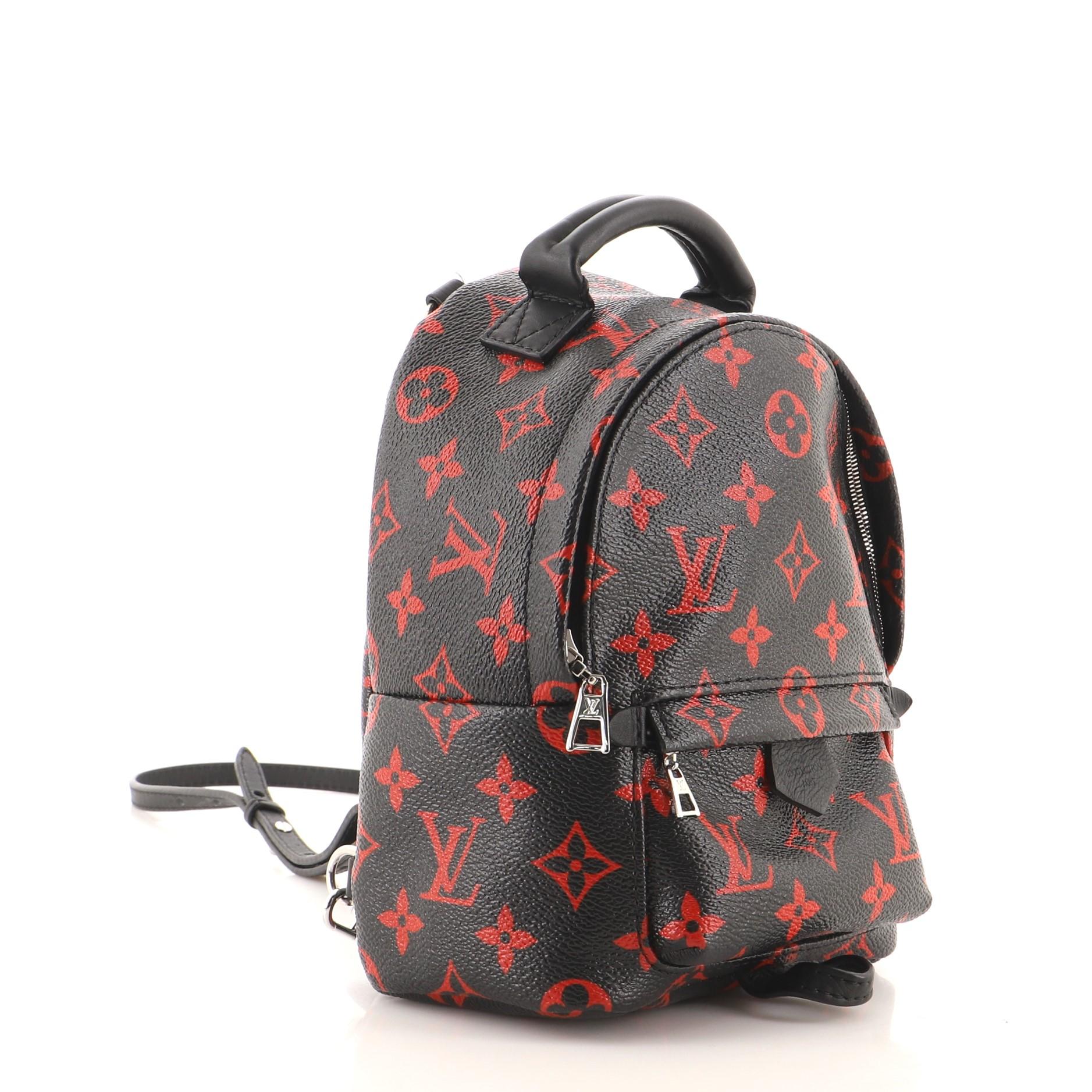 black and red louis vuitton backpack