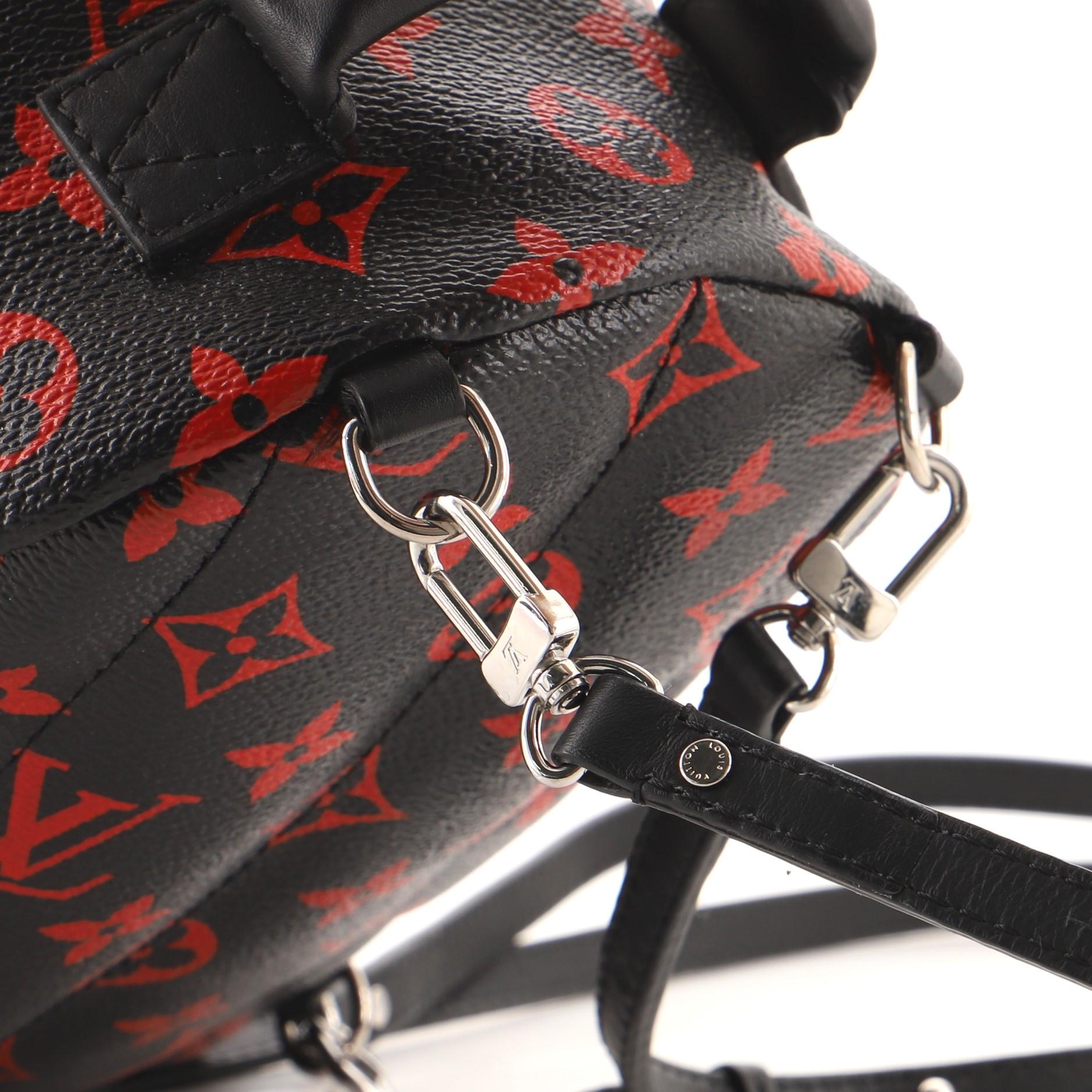 Louis Vuitton Palm Springs Backpack Limited Edition Monogram Infrarouge Mini In Good Condition In NY, NY