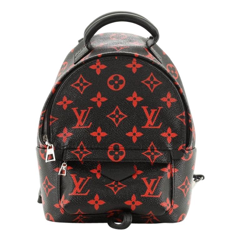 LOUIS VUITTON Monogram Infrarouge Palm Springs Backpack Mini