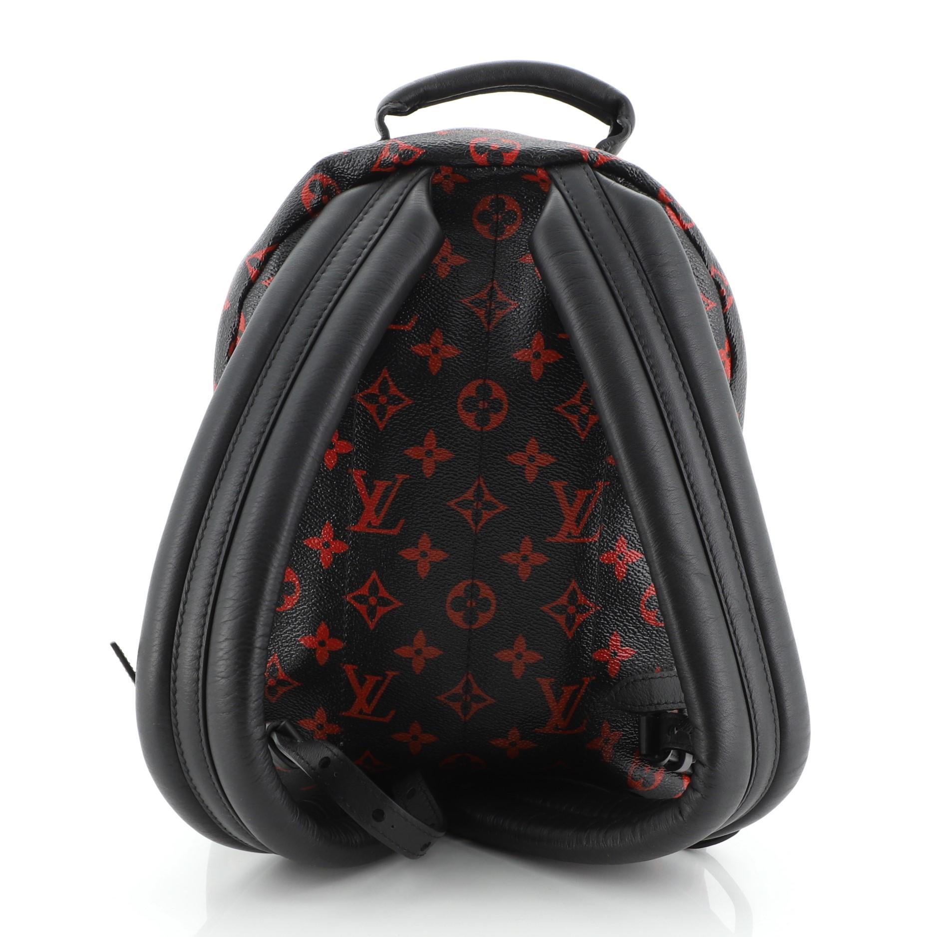Black Louis Vuitton Palm Springs Backpack Limited Edition Monogram Infrarouge P