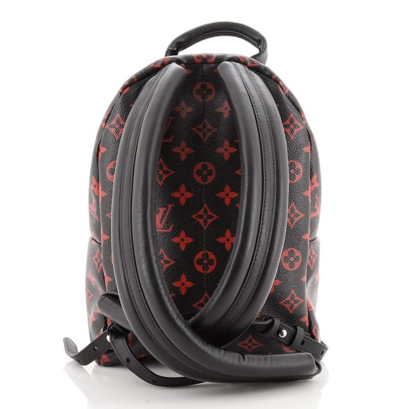 Black Louis Vuitton Palm Springs Backpack Limited Edition Monogram Infrarouge P