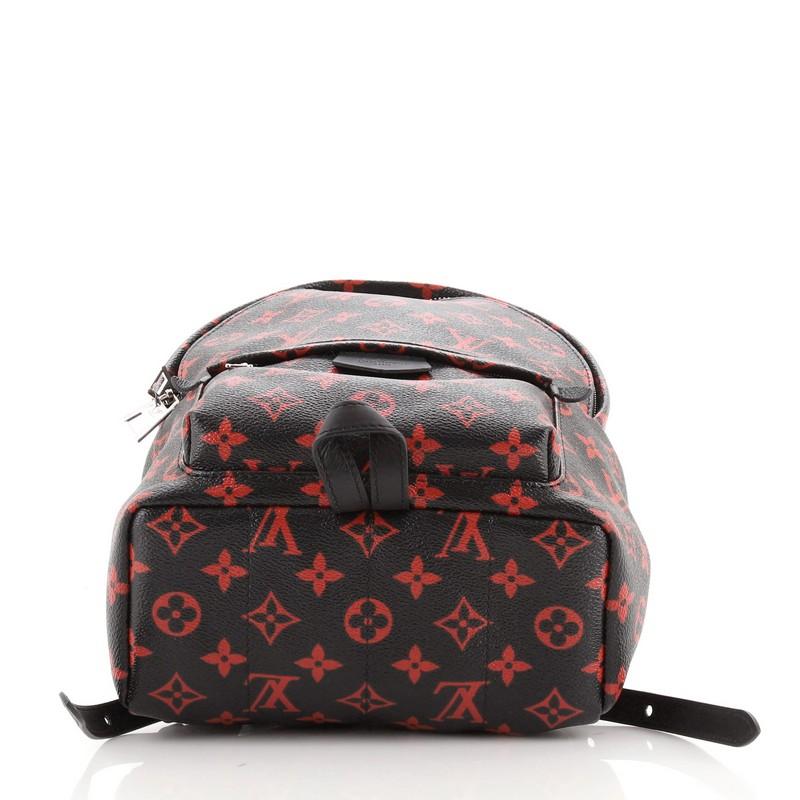 Louis Vuitton Palm Springs Backpack Limited Edition Monogram Infrarouge P In Good Condition In NY, NY