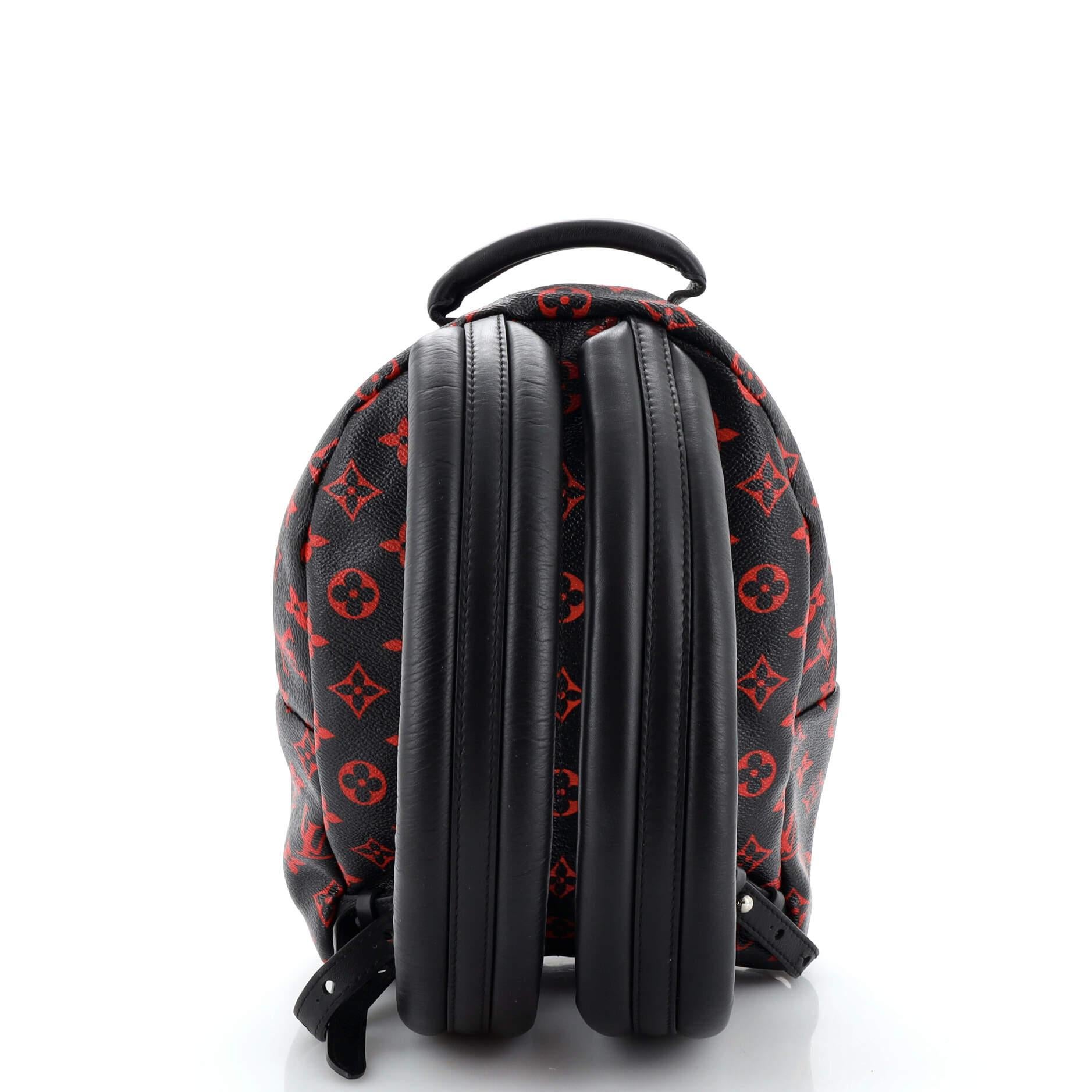 Louis Vuitton Palm Springs Backpack Limited Edition Monogram Infrarouge PM In Good Condition In NY, NY