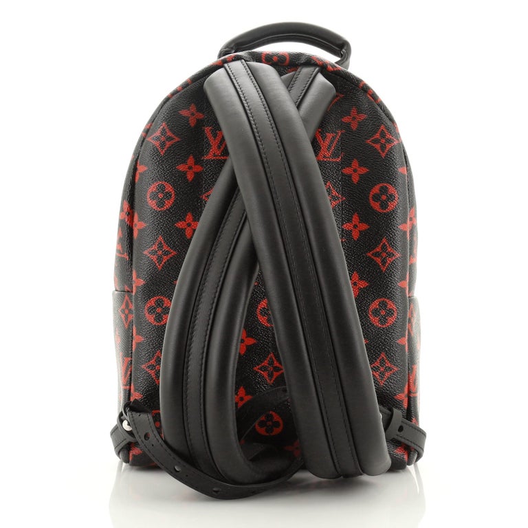 Louis Vuitton Palm Springs Backpack Limited Edition Monogram Infrarouge PM For Sale at 1stdibs