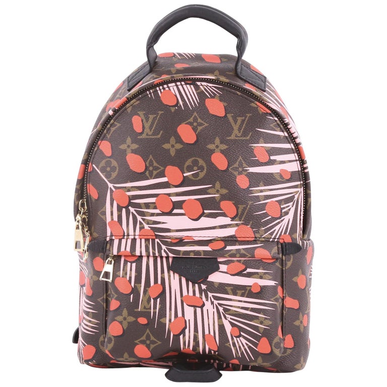 Louis Vuitton Palm Springs Backpack Limited Edition Monogram Jungle Dots PM at 1stdibs
