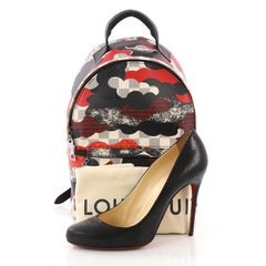 Louis Vuitton Palm Springs Backpack Limited Edition Patchwork Waves Damier PM